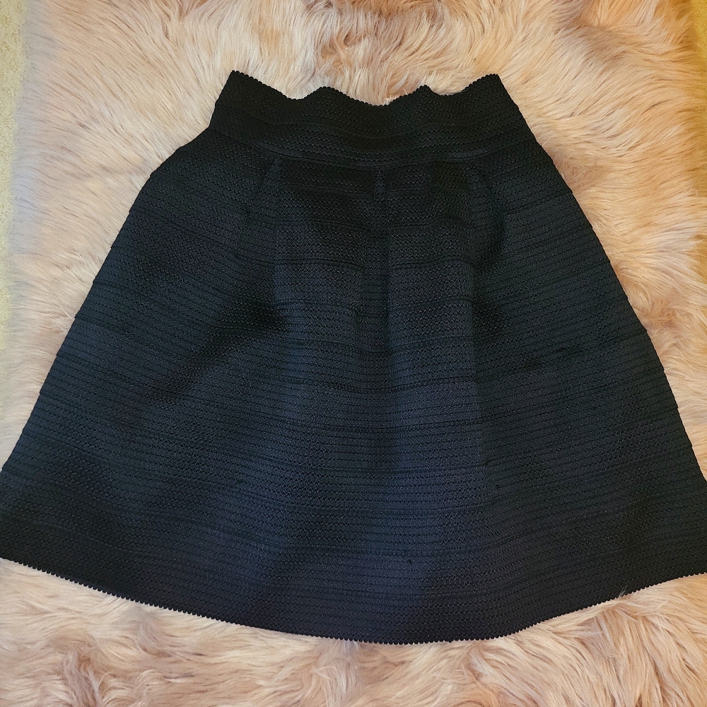 New York & Co Black Bandage Pull-on skirt